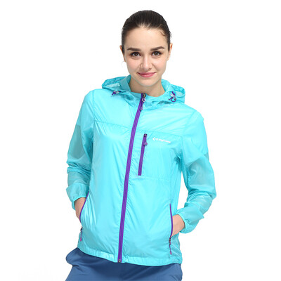 

Kung KingCamp couple models skin clothing men&women thin outdoor windbreaker female KWA119 red S