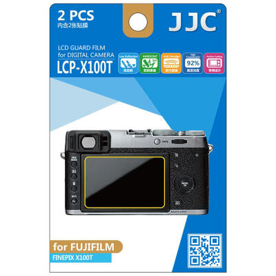 

JJC LCP-X100T Fuji X100F X100T X-M1 X-A1-A2 X защита экрана фотопленка царапанию мягкое касание необрастающей пленки с высокой проницаемостью определение пленки уменьшения отпечатков пальцев 2 шт