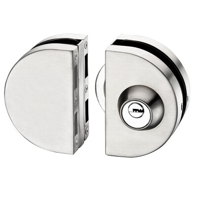 

Yuhuaze glass double swing bolts anti-theft doorlock / Free-opening installation / stainless steel door lock