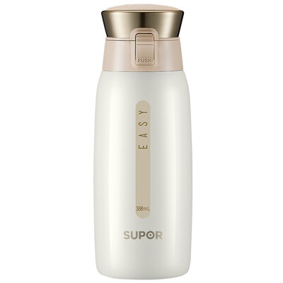 

Jingdong supermarket Supor supor Stardust stainless steel vacuum insulation Cup key opening&closing 380mL dawn KC38BH1
