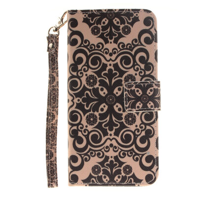 

Palace flower Design PU Leather Flip Cover Wallet Card Holder Case for LG G5