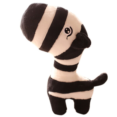 

Cute little zebra plush toy doll cartoon forest zebra dolls Childrens Day Gifts 35cm