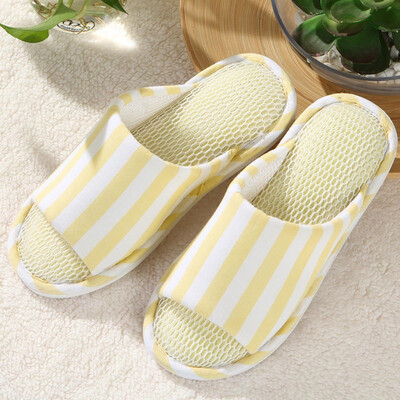 

Mercury Home Textiles MERCURY Couples Room Home Soft Skid Slip Slippers Famous Wind Leisure Mesh Slippers Light Yellow 36-37 yards