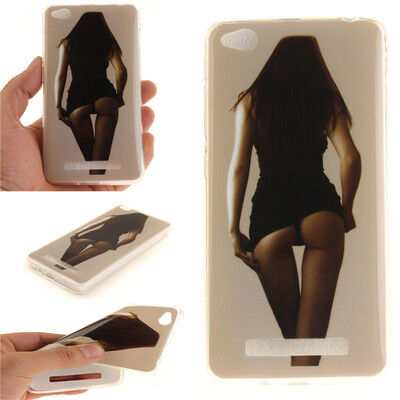 

Sexy Girls Pattern Soft Thin TPU Rubber Silicone Gel Case Cover for XIAOMi RedMi 4A