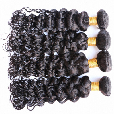 

Wet and wavy indian hair weaving virgin natural wave 4pcs lot cheap unprocessed remy hair bundles 100% Indian human hair weave