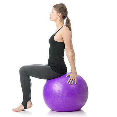 

Deweike thickening yoga ball explosion fitness ball yoga ball pregnant women weight loss ball thin body powder 55CM