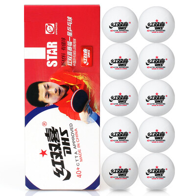

Red Double Happiness (DHS) Sai Fu White Star Настольный теннис CF40C (только 10 с вышивкой)
