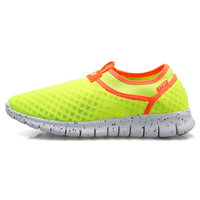 

Special step XTEP female models comfortable fashion breathable Peas sports shoes 985218329723 green orange 36