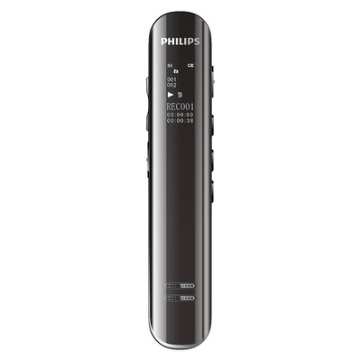 

Philips (PHILIPS) VTR5200 8GB изучение конференции интервью двойной микрофон цифровой диктофон ручка цвет
