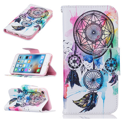 

Дизайн Dreamcatcher Дизайн Кожа PU флип крышку Кошелек Карты Держатель чехол для IPHONE 6 PLUS/6S PLUS