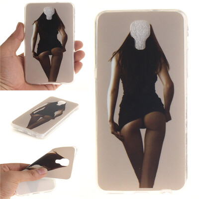 

Sexy Girls Pattern Мягкая обложка Тонкий ТПУ резиновый силиконовый гель чехол для LG X Screen