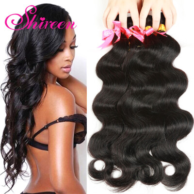 

4 Bundles Peruvian Virgin Hair Body Wave 7A Unprocessed Virgin Human Hair Peruvian Hair Bundles Natural 1B Human Hair Extensions