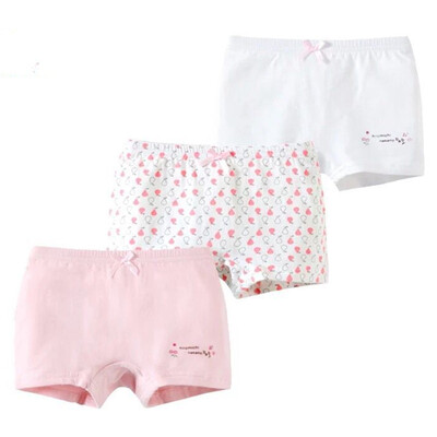 

(KIDS MAM & DAD) girls underwear women floral flush pants big children children underwear three loaded 86090 pink 110