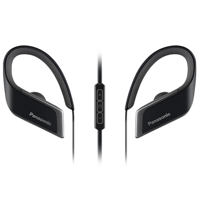 

Panasonic Panasonic RP-BTS30 black Bluetooth wireless headset support line control sound quality good waterproof anti-sweat headphones