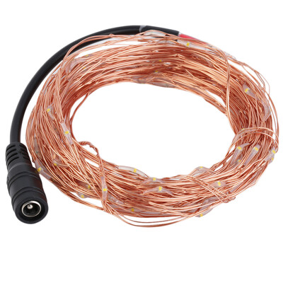 

10M / 33FT 100LED медный провод Xmas Свадеб Строка Фея Свет DC 12V