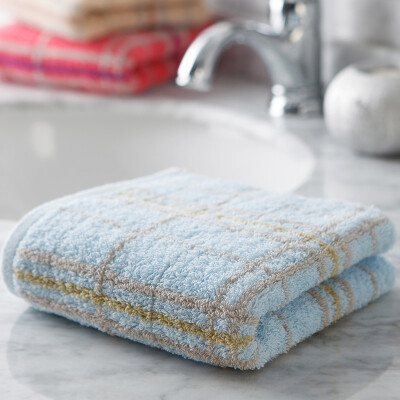 

Grace towel home textile cotton strong absorbent thickening towel blue 130g 74 * 34cm