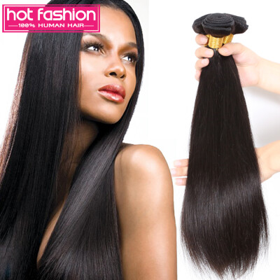 

Hot Fashion Hair Malaysian Straight wave 3 Bundles 8A Grade 100% Unprocessed Virgin Himan Hair 100g / Bundle Remy Hair No Shedding