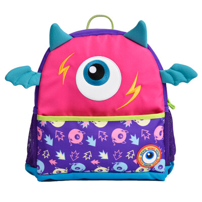 

Little Devil (DEVILWING) boys and girls children's book bag 3-6-year-old kindergarten small middle class backpack travel package package pink DW052