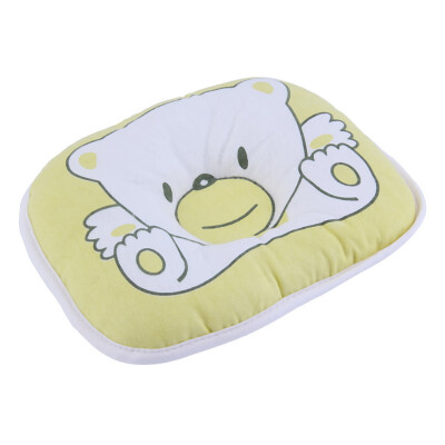 

Bear Pattern Pillow Newborn Infant Baby Support Cushion Pad Prevent Flat Head