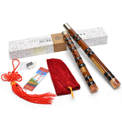 

Acacia (LOVEBIRD) Beginner Flute Scarf Flute Bamboo Flute Double Insert Two Flute Primary Performance Level F Adjusting Flute Bamboo Flute Folk Playing Instrument XS1025 Black