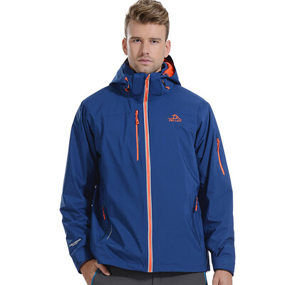

Pellie and PELLIOT outdoor jackets men and women couples three in one or two sets of Jackets mountaineering clothes 1823 men dark blue XL