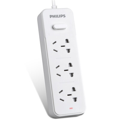 

Philips PHILIPS the new national standard smart 3USB 24A 3 18 meters socket child protection door insert plug-in board tow line board SPS2312K 93