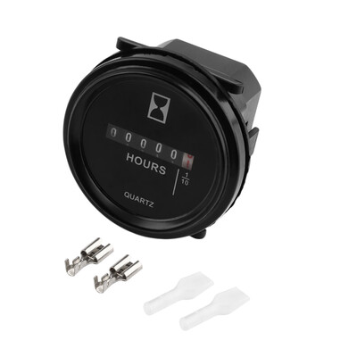 

Black 2 "Час Meter Для корзины Marine Boat тракторного генератора двигателя 6-80V