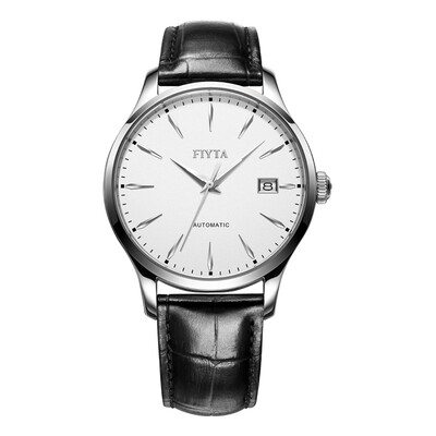 

Fiyta (FIYTA) watch Lang Xuan series of mechanical male watch business classic watch black black belt WGA1010.WHB