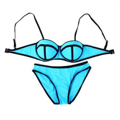 

Women's Bandage beach Bikini Set Push-up Padded Bra Swimsuit Suit Swimwear