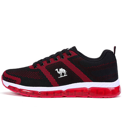 

Camel (CAMEL) sneakers male marathon running shoes shock absorption breathable A632361185 black / red 41