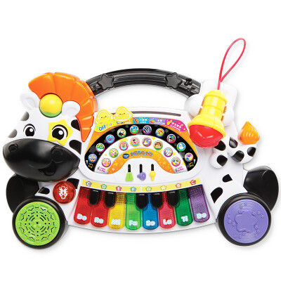 

VTech Vtech Small Zebra Keyboard Children's Keyboard Toy with Microphone Musical Instrument Toys