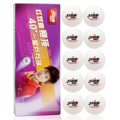 

Double Happiness Tournament One Star Table Tennis 40 White 10