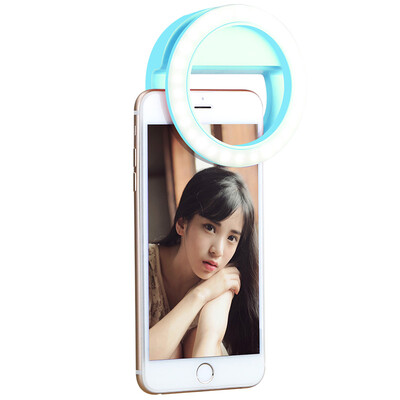 

BIAZE self-timer LED fill light green video broadcast live light artifact beauty rechargeable lithium battery Apple Samsung millet Meizu BG1-green