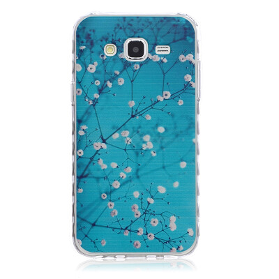 

Plum blossom Pattern Soft Thin TPU Rubber Silicone Gel Case Cover for SAMSUNG GALAXY J5