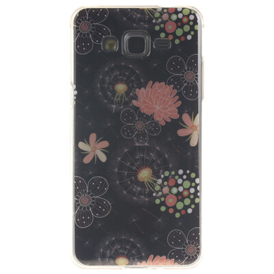 

Colorful flowers Pattern Soft Thin TPU Rubber Silicone Gel Case Cover for SAMSUNG GALAXY Grand Prime G530