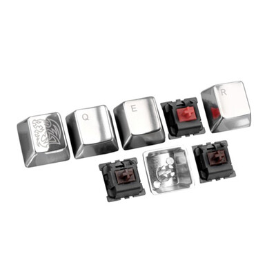 

Tt Tt eSPORTS fighting dragon metal keycap 5 key Q W E R ESC mechanical keyboard keycap