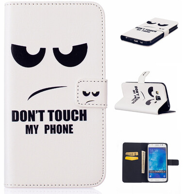 

Eye Design PU Leather Flip Cover Wallet Card Holder Case for SAMSUNG GALAXY J5