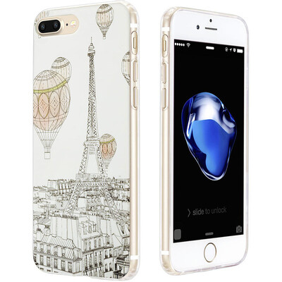 

Illustrator Apple 7 & 8 Plus phone case iPhone7 plus & 8 Plus phone case 5.5 inch phone case Silicone shatter-proof cartoon shell soft side Fancy Paris