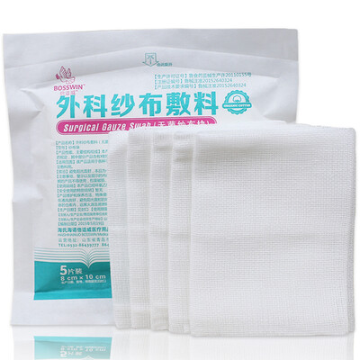 

Подходящее время K хирургическая марля перевязочный стерильный паста медицинская марля 8 * 10 см * 5 Pack