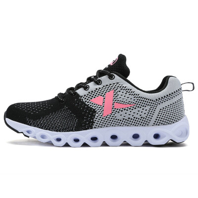 

[Jingdong supermarket] Xtep (XTEP) sports shoes comfortable fashion wild damping two-color weaving casual men's running shoes 983119119595 black gray 45 yards