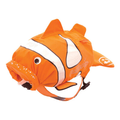 

【Jingdong Supermarket】 trunki children beach waterproof travel bag outdoor shoulder bag 7L - clown fish 2-6 years old British imports