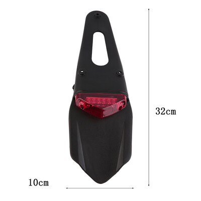 

1pc Universal Motorcycle 12-LED Rear Stop Tail Light Fender Red Lamp New