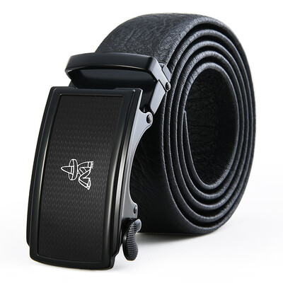 

Scarecrow MEXICAN Mens Belt Fashion Business Casual Automatic Buckle Layer Leather Mens Belt Pants MLB10841M-02 Black