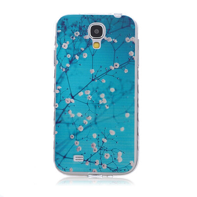 

Plum blossom Pattern Soft Thin TPU Rubber Silicone Gel Case Cover for SAMSUNG Galaxy S4 I9500