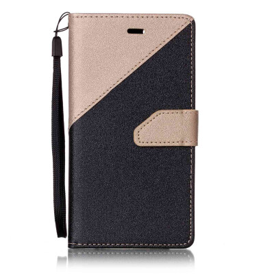 

Black + earthly gold Design PU Leather Wallet Case Classic Flip Cover with Stand Function and Credit Card Slot for HUAWEI NOVA