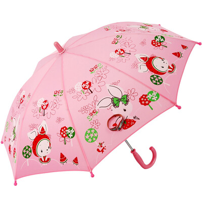 

Heaven umbrella child heart flying straight hand open child umbrella 13015E pink