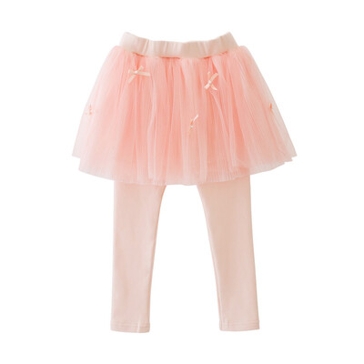 

Flosse Flordeer French children 's clothing girl pleated silk dress skirt F71003 pink 100
