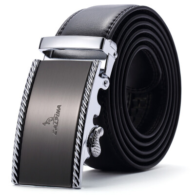 

Alpina kangaroo ('ALPINA) men's leather belt leather fashion belt men's business leisure automatic buckle pants male 661082029 silver buckle