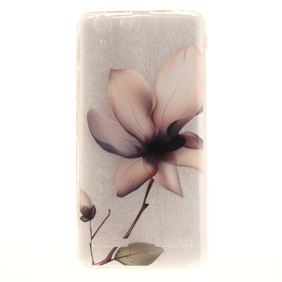 

Magnolia flower Pattern Soft Thin TPU Rubber Silicone Gel Case Cover for Lenovo Vibe K5