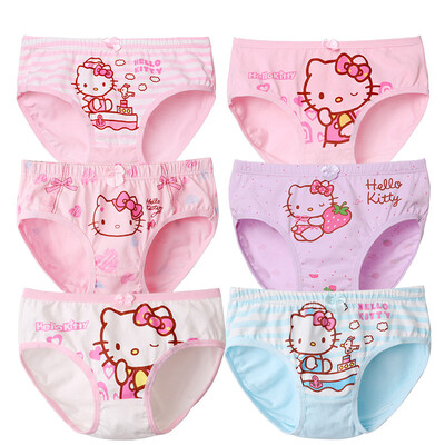 

HELLO KITTY children&39s underwear girls 6 suit girls triangle angle shorts 109 color M reference height 105-115